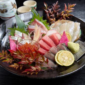 本日の鮮魚お造り 盛り合わせなど