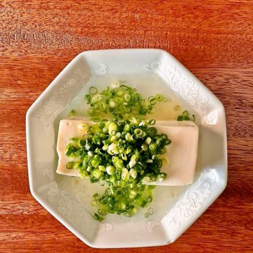 ネギしお豆腐