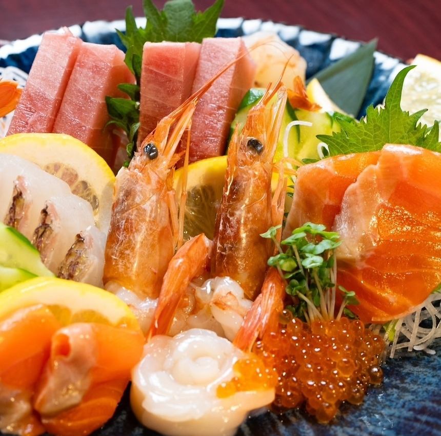 Zukuya's extremely fresh sashimi platter has an order rate of 90%!