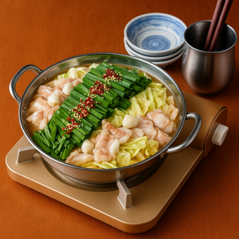 【鍋付き宴会コース】二十丸博多店堪能コース（もつ鍋付き）【９０分飲み放題付き】