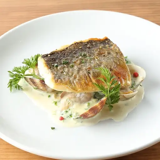 [Fish Lunch Course] Two-tiered appetizer platter, fish dish, cold pasta + all-you-can-drink