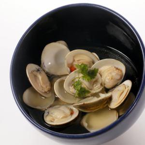 하마 구리 화이트 와인 찜
