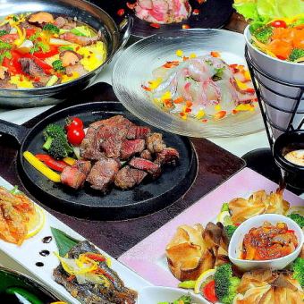 ☆新品☆附120分钟无限畅饮【西班牙Bar GANG套餐】10道菜共5000日元