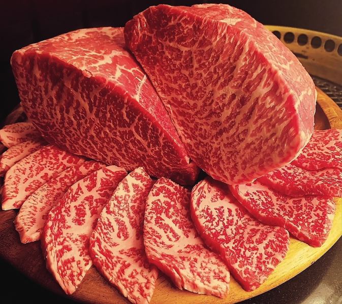 焼肉いのうえ名物！！【10秒ロース】お肉好きにはたまらない♪さっと炙って食べる至極の一品