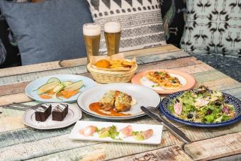 [TOMOYASU Colors Course + All-You-Can-Drink] A popular 7-item course with 120 minutes of all-you-can-drink ◎ 4,500 yen