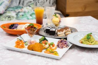 【女子会やママ会などにも◎】前菜やサラダ・パスタが楽しめる◎女子会コース4品2000円