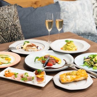 1日3組限定◎【飲み放題付プレミアムコース】ちょっと贅沢に◎今だけ期間限定コース全7品5500円