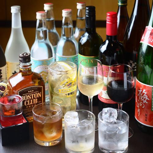 Over 30 kinds of your favorite liquor on all courses