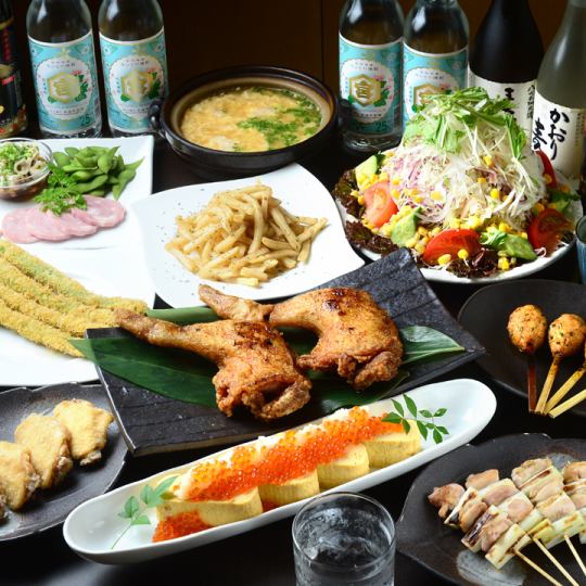 名古屋交趾雞極品！ 120分鐘無限暢飲【名古屋交趾雞＆名古屋名產套餐】12道菜5980日圓！