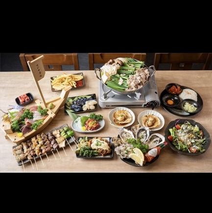 【大満足の豪華全12品！】3時間飲み放題付きコース4980円(税込)