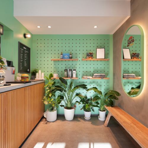 写真映えする店内♪