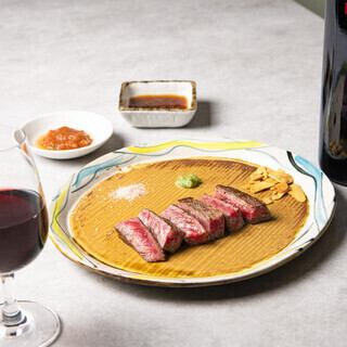 【プレミアムコース】前菜から肉・魚・焼き野菜・国産サーロイン・デザートを堪能12000円(税込)