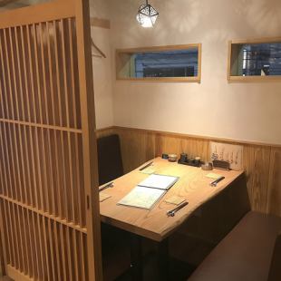 4名様個室テーブルです。