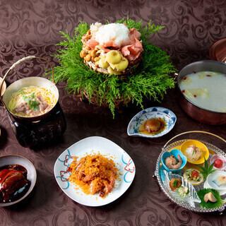 『雪月火鍋コース』 <全7品> 9900円(税込)