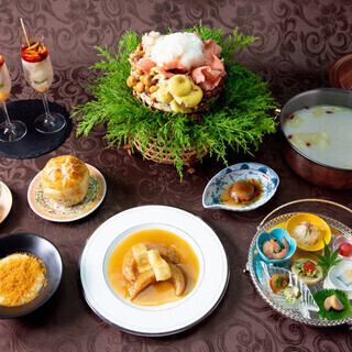 【オーナーおすすめ】『秋吟火鍋コース』 <全8品> 18000円(税込)