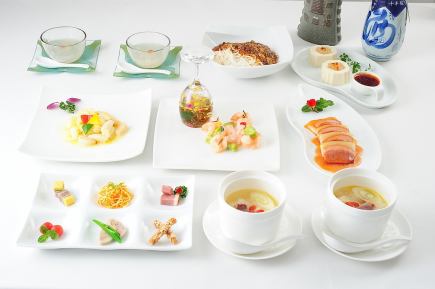 ~禦膳坊午餐套餐~（兩人或以上） 簡單餐點心套餐 每人2,980日圓（含稅）