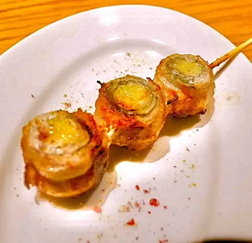 ヤングコーンの青紫蘇巻き