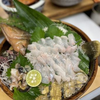 [120 minutes all-you-can-drink] [Approximately 8 dishes, 5,000 yen] "Taroyan Special Course" including sashimi, fried food, and one dish