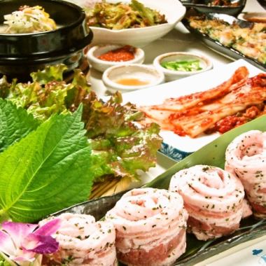 180分【サムギョプサル含む韓国料理（全12品）・食べ放題】5380円(2名様から)