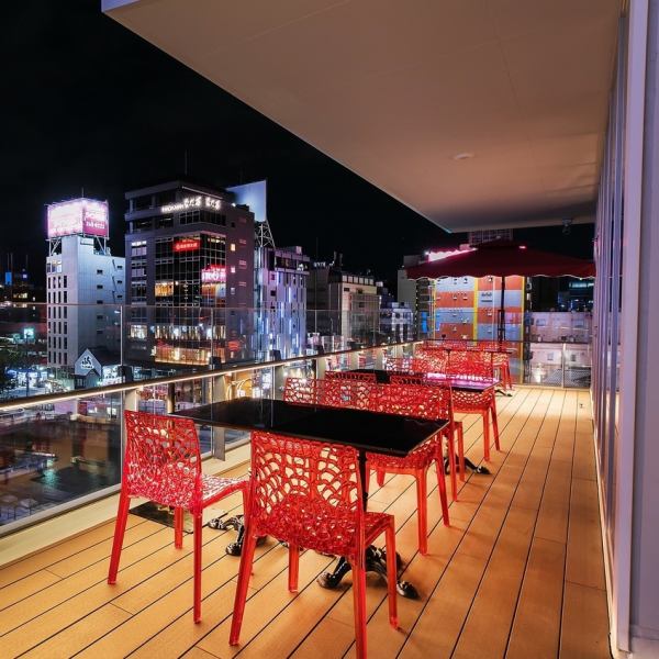 From spring to autumn, you can dine on the terrace overlooking Nakasu! You can enjoy high-class ingredients such as oysters and lobster that you can enjoy all year round from seasonal teppanyaki! Nakasu, Harukichi, Nishinakasu If you are looking for teppanyaki and dinner around Tenjin, please come to our shop ♪