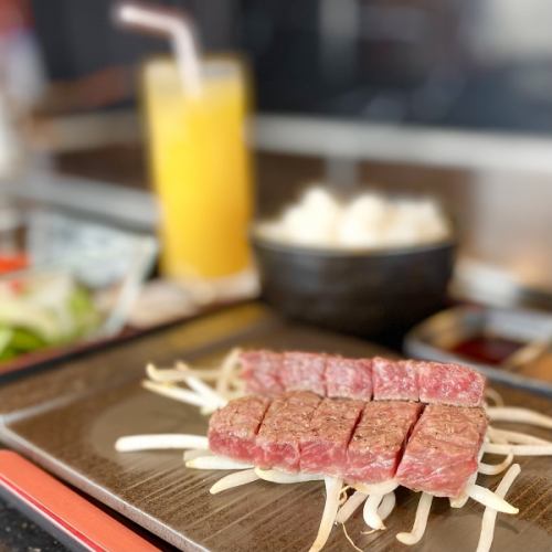 ☆Hakata Wagyu beef steak lunch set☆