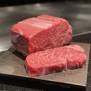 Hakata Wagyu sirloin steak course [8000 yen]