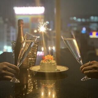 ★☆アニバーサリーコース☆★【17000円】《食前酒付ホールケーキでお祝い》誕生日・記念日に◎