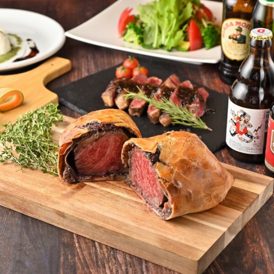 [2 hours all-you-can-drink included] Great for SNS! First time at Sangenjaya ♪ Popular Beef Wellington course [5,800 yen → 4,800 yen]