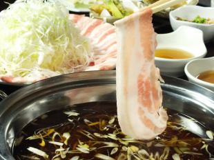 Yume no Daichi pork shabu-shabu (for 1 person)