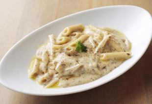 Crab miso cream penne