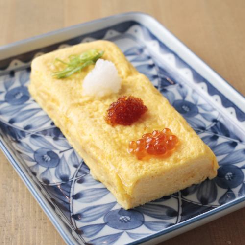 ふわふわ玉子焼き　いくらのせ