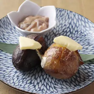 じゃがバター塩辛添え