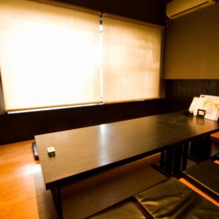 Private room seats that are also useful for entertainment and face-to-face meetings.Since it is a completely private room, you can enjoy your meal and talk in your own space without worrying about the surroundings.