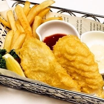 ☆☆フィッシュ&チップス☆☆イギリスの代表的な料理！当店一番人気です♪
