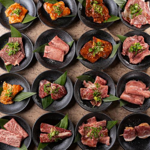 神户牛、黑毛和牛、美国牛！只有在这里才能品尝到严选的烤肉！