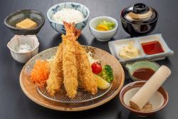 海老フライ定食