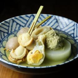 Assorted 5 types of oden