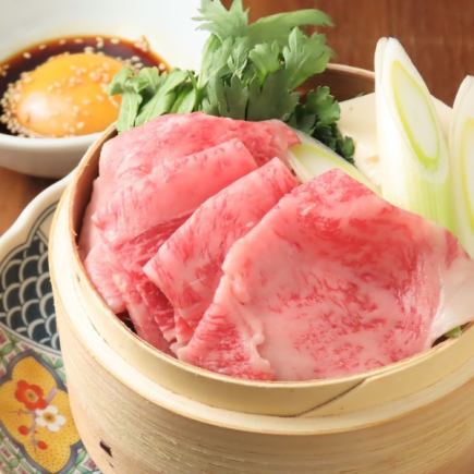 蒸しあわび.銀ダラ粕漬け焼き牛霜降り肉すき蒸し「匠」コース8000円(料理のみ/10品)