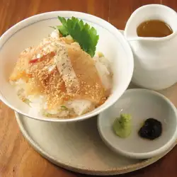 胡麻醤油お刺身茶漬け