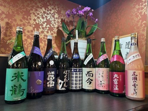 [◆Selected by the owner himself◆] Enjoy premium local sake that goes well with the food.