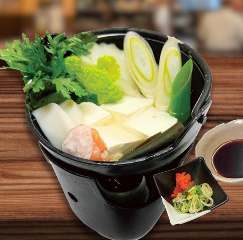 湯豆腐ちり鍋
