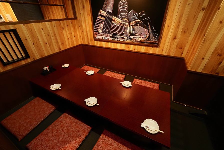 There are also very popular tatami mat seats. You can relax and enjoy your meal in this space where you can relax.