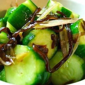 Pork cucumber