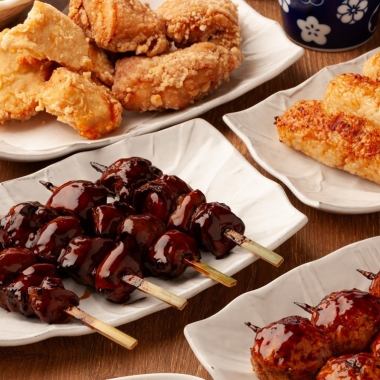 [週日～週四3小時高級無限暢飲]大山雞肉套餐4,500日元