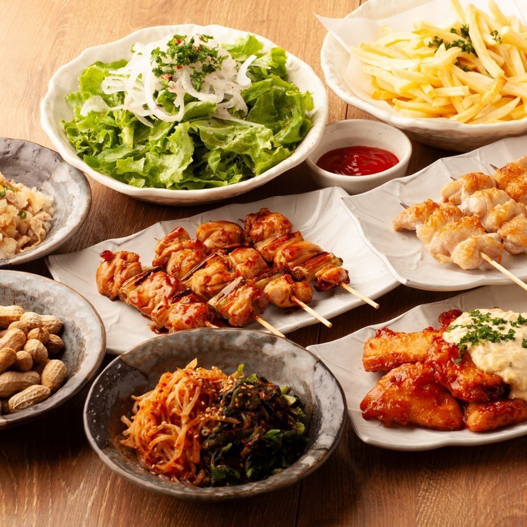 Includes 2 hours of all-you-can-drink! Enjoy Oyama chicken at your leisure! Easy course