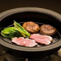 合鴨鉄板焼きコース