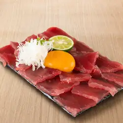 鮪ユッケ