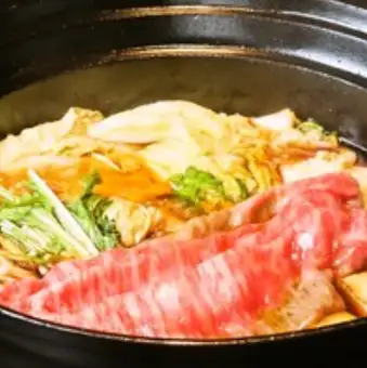 佐賀牛すき焼き10880円コース【2時間飲み放題付き】