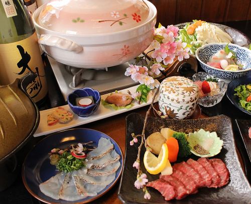 料理8品+2時間飲放題！コース6500円（税込）