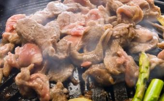 生ラム肉ジンギスカン